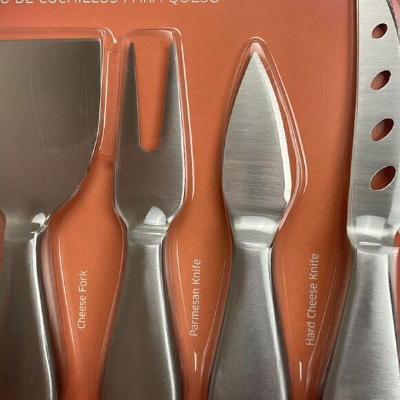 Crofton Cheese Knife Set~4 Pieces Stainless Steel New In Package/Sealed 96994 - Picture 5 of 7